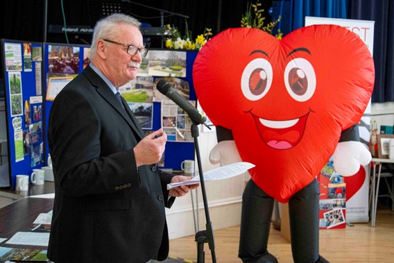 Eddie Fraser speaking at the Cumnock Action Plan part 2 Launch event.