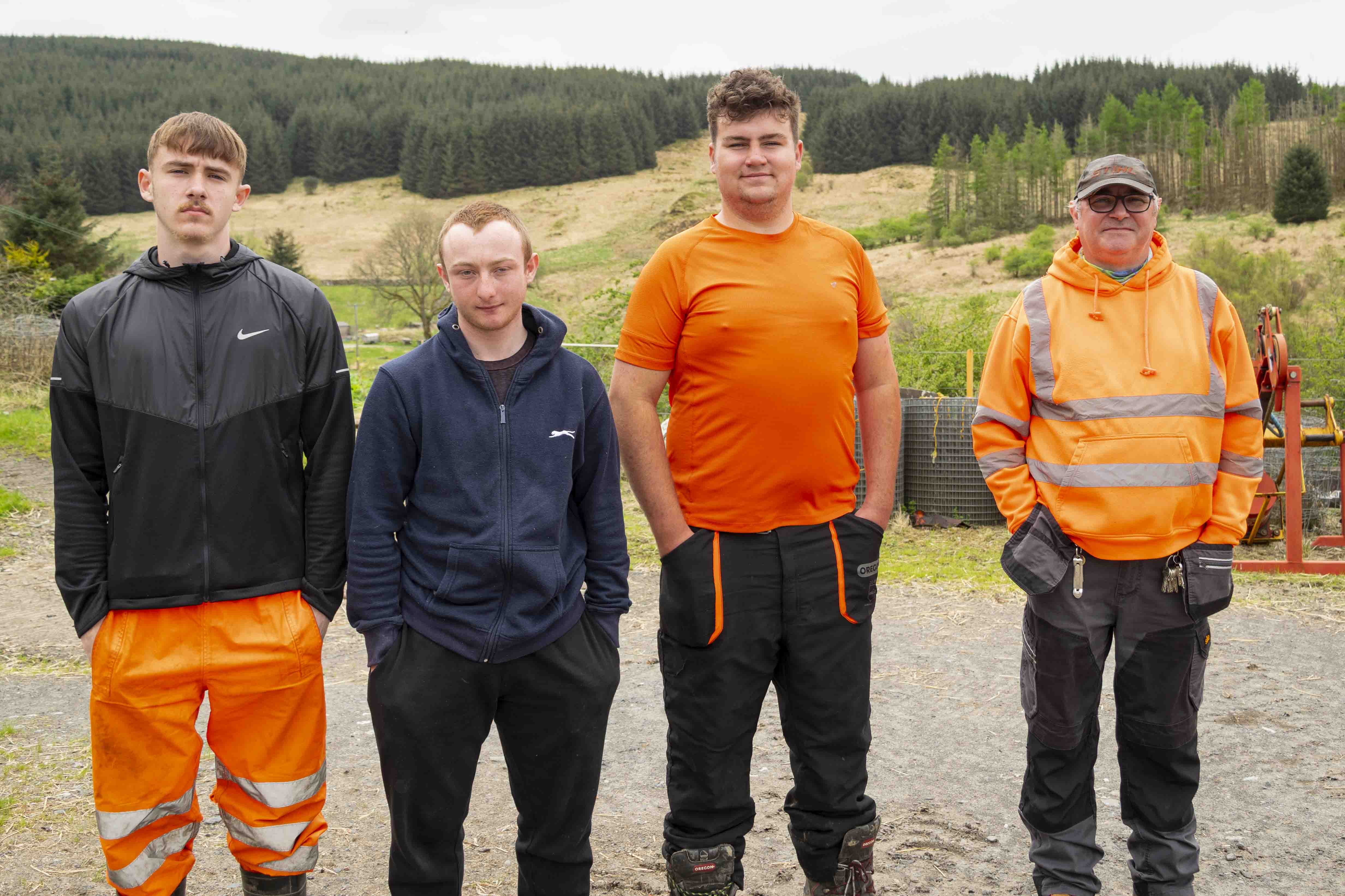 The in-progress construction work on the cafe inside Lugar Parish Church