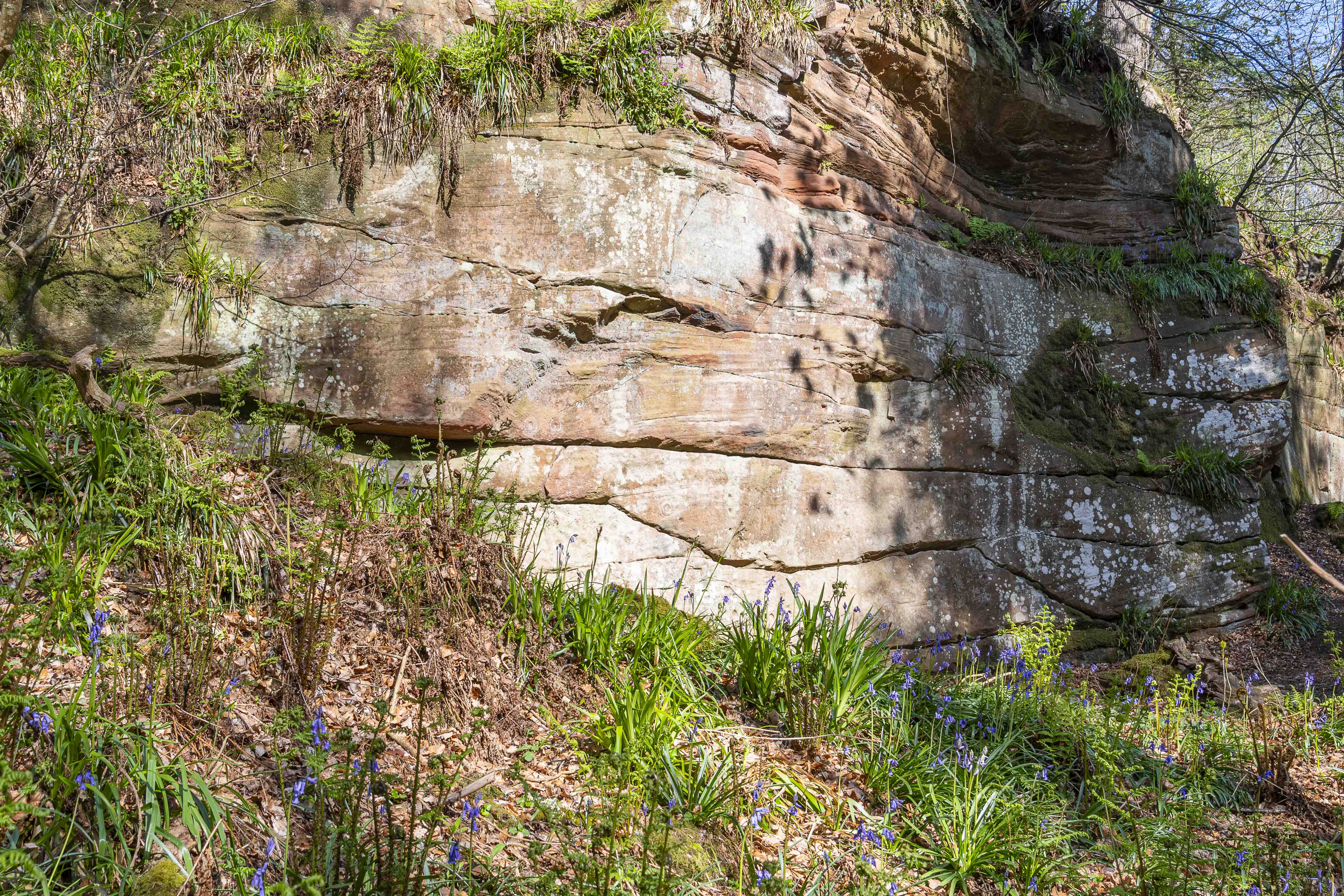 The in-progress construction work on the cafe inside Lugar Parish Church