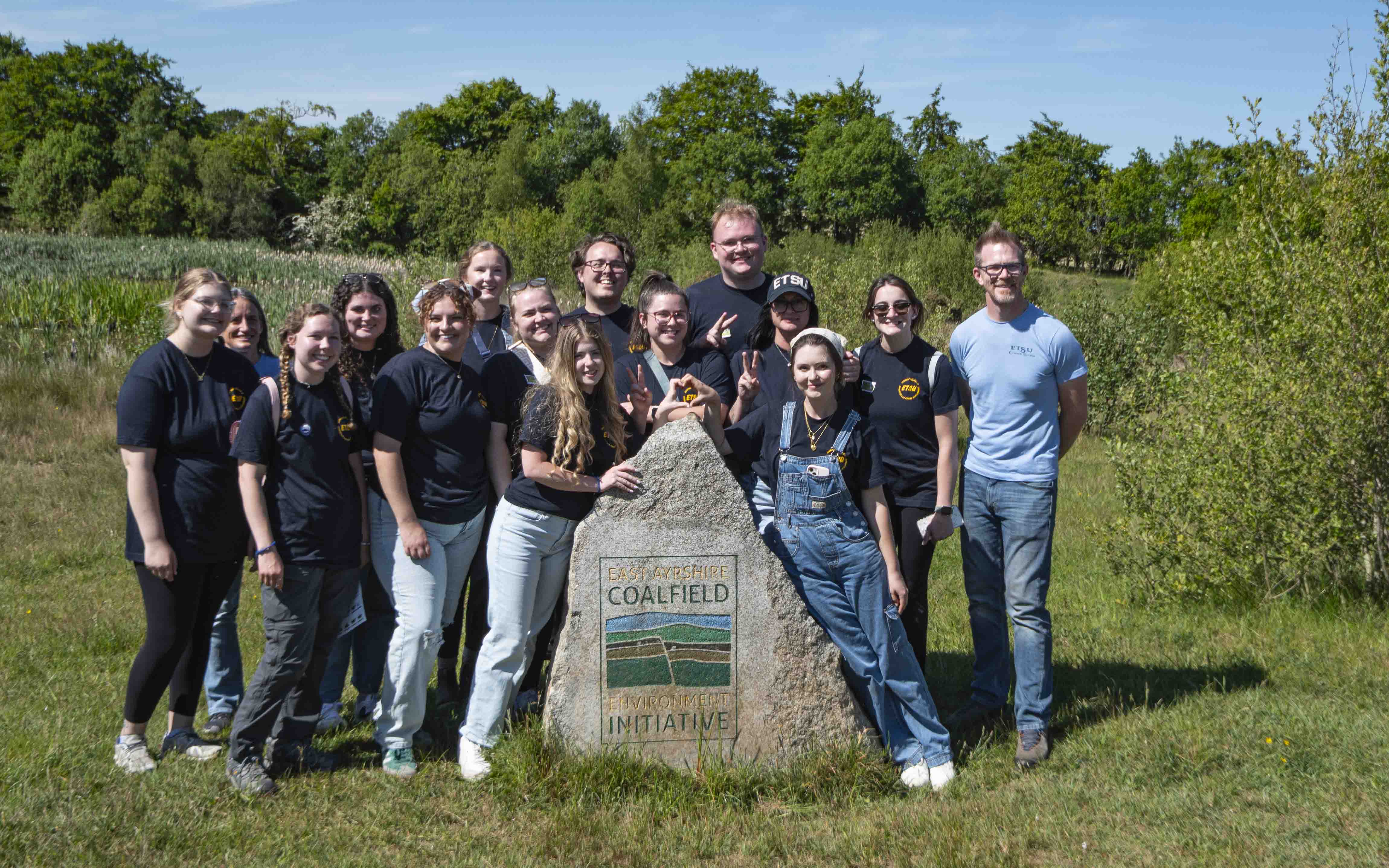 Prof Scott Jenkinson & Students from Eastern State University, Tennessee